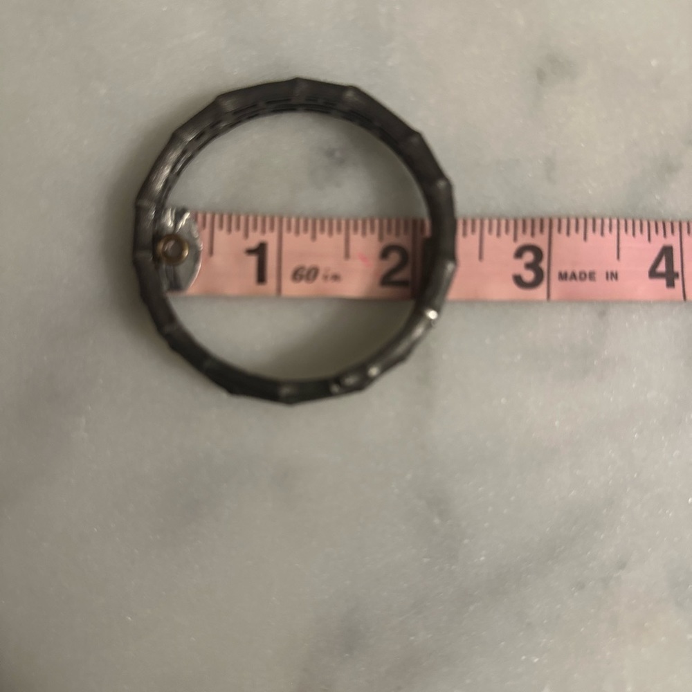 John Hardy double strand wrap around Smoked Sterling Silver bracket ( small) - Picture 12 of 12